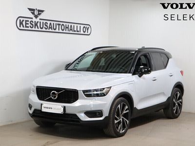 käytetty Volvo XC40 T5 TwE R-Design aut - selekt takuu 24kk / Adapt vakionop / Lisälämmitin / Navi / Harman kardon / 360 / Blis / Sähköluukku / Keyless