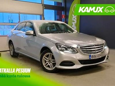 Käytetty Mercedes E200 Business 136 HP (100 kW) 2014 Hopea / harmaa Sedan