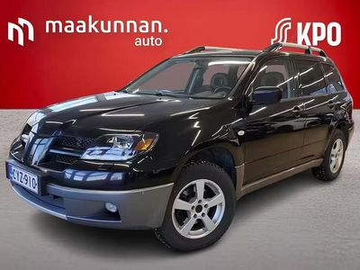 Käytetty Mitsubishi Outlander 160 HP (117 kW) 2004 Musta Katumaasturi