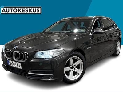 Ruskea Käytetty 2015 BMW 520 Farmari | 14 490 € (Hyvä tarjous)