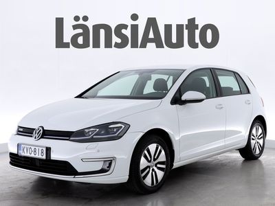 käytetty VW e-Golf GolfFacelift / LED-ajovalot / Navi Discover Pro / Lämmitettävä tuulilasi / Tutkat **** LänsiAuto Safe -sopimus esim. alle 25 €/kk tai 590 € ****