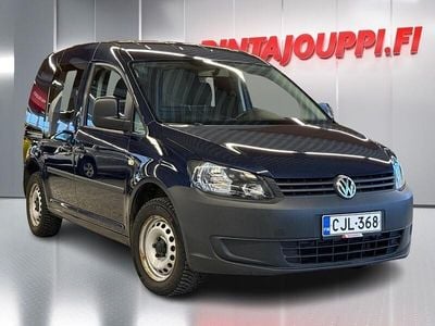 Käytetty VW Caddy 102 HP (75 kW) 2015 Sininen Tila-auto