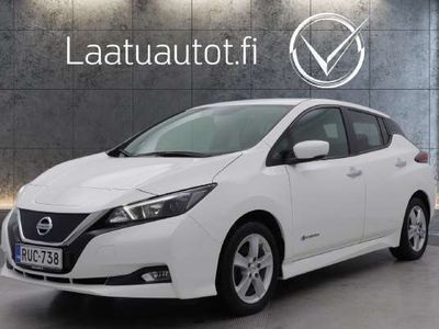 käytetty Nissan Leaf Acenta 40 kWh FI - Korkotarjous alk. 2,99% ** Adapt.Cruise / Suomi-auto / Pikalataus / Lämpöpumppu / Navigointi / Kamera / Keyless!