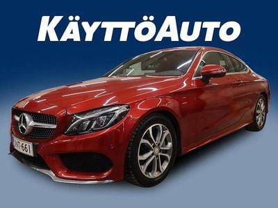 Hyasintinpunainen Käytetty 2016 Mercedes C220 Business Coupe - kaksiovinen | 26 900 € (Kallis)