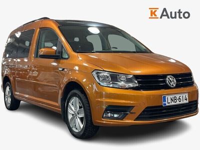 käytetty VW Caddy Maxi Comfortline 1,4 TSI 92kW DSG bens. **Webasto,Peruutuskamera,Vakionopeudensäädin,BT**