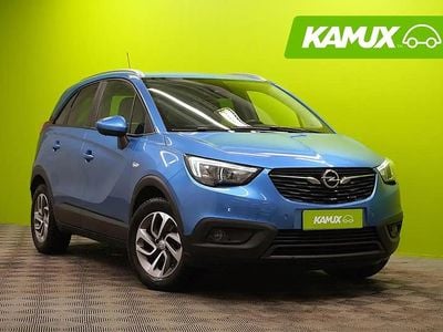 Käytetty Opel Crossland X Enjoy 110 HP (80 kW) 2018 Sininen Katumaasturi