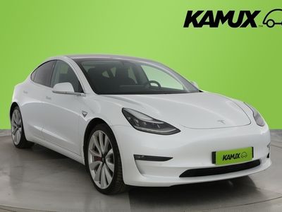 käytetty Tesla Model 3 Performance Dual Motor AWD / Tulossa myyntiin / Autopilot / Sentry mode / Premium-audio /
