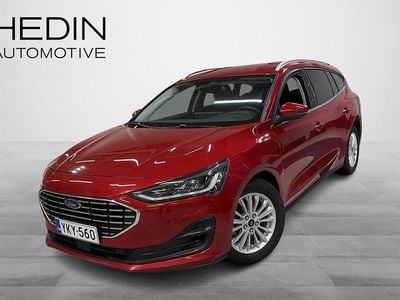 Punainen Käytetty 2022 Ford Focus Titanium Farmari | 13 900 € (Supertarjous)