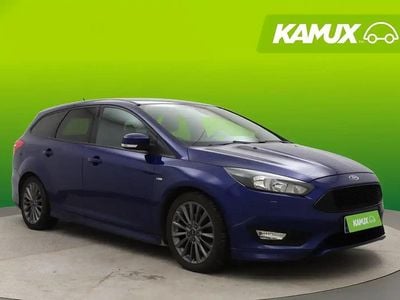 Käytetty Ford Focus ST-Line 120 HP (88 kW) 2017 Sininen Farmari
