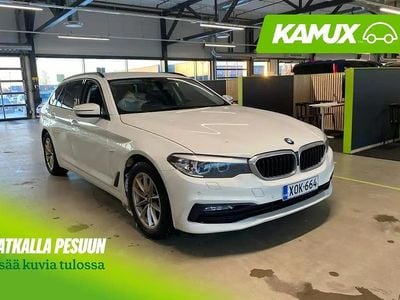Valkoinen Käytetty 2018 BMW 520 Sport Line Farmari | 24 900 € (Hieman kallis)