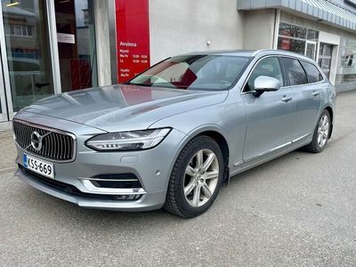 käytetty Volvo V90 D4 Inscription aut - Suomi-auto, Merkkiliikkeen huoltokirja, Pysäk.apu visual. 360°, HUD, On Call, Sensus navigointi