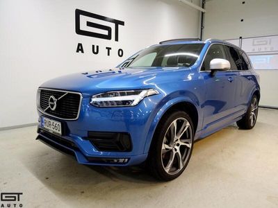 käytetty Volvo XC90 D5 AWD Aut R-Design 7-paikkainen, 22-Alut, Webasto, LED, Navi, Panorama, P-kamera, Adap.Cruise, Keyless, Huoltokrj!