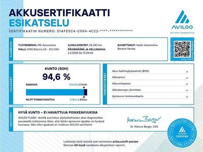 Käytetty MG MG5 EV Luxury 114 kW (156 HP) 2022 Farmari