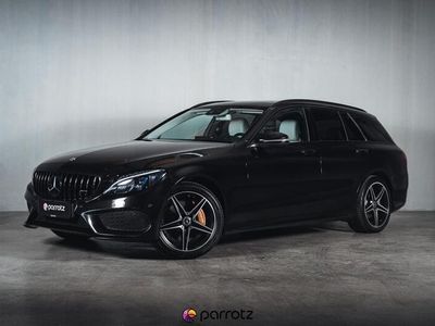 käytetty Mercedes C350e AMG ** Panorama / Airmatic / Sähköpenkit muistilla / Sähkökontti / Tutkat / Iso näyttö *