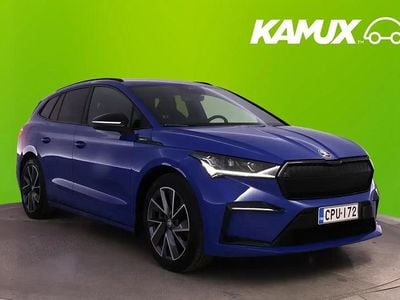 Käytetty Skoda Enyaq iV SportLine 194 kW (265 HP) 2022 Sininen Katumaasturi
