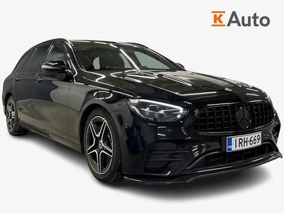 Musta Käytetty 2021 Mercedes E300 Avantgarde Farmari | 37 390 € (Kallis)
