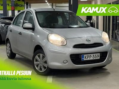 Hopea / harmaa Käytetty 2011 Nissan Micra Visia Sedan | 4 490 € (Perustarjous)