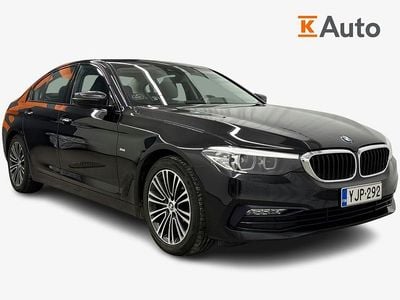 Käytetty BMW 520 Sport Line 190 HP (139 kW) 2017 Musta Sedan