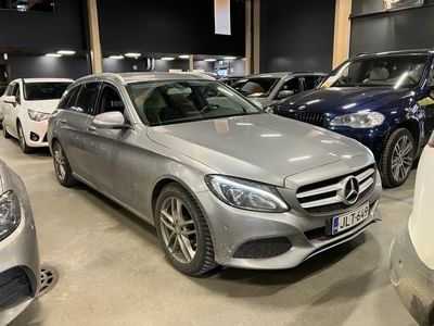 käytetty Mercedes C220 BlueTec T A Premium Business ** Webasto / Puolinahkasisusta / LED High Perf. / Sportpenkit / Vetokoukku / Navi **