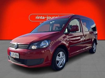 Punainen Käytetty 2015 VW Caddy Maxi Trendline Tila-auto | 12 790 € (Supertarjous)