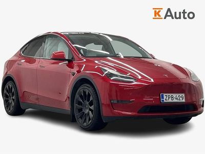 Punainen Käytetty 2021 Tesla Model Y Katumaasturi | 33 750 € (Perustarjous)