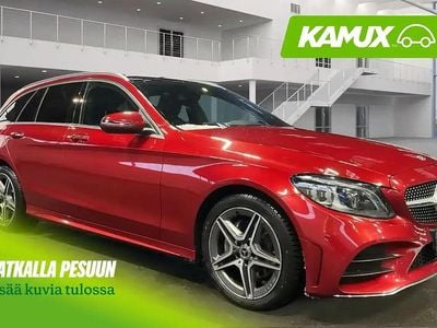 Käytetty Mercedes C220 AMG line 194 HP (142 kW) 2020 Punainen Farmari