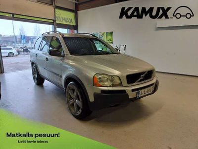 käytetty Volvo XC90 5D 2.4 D5 Automatic 7-p - Kuskin penkki muistilla, Vetokoukku, Osanahkaverhoilu! Osamaksurahoituksen käsiraha alkaen 0 euroa!