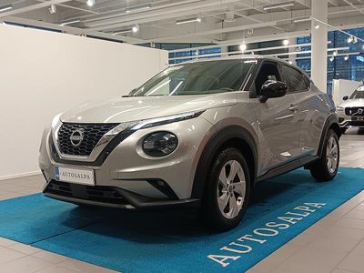 Käytetty Nissan Juke N-Connecta 114 HP (83 kW) 2024 Hopea Katumaasturi