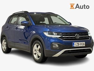 Käytetty VW T-Cross Style 110 HP (80 kW) 2021 Met. sininen Katumaasturi