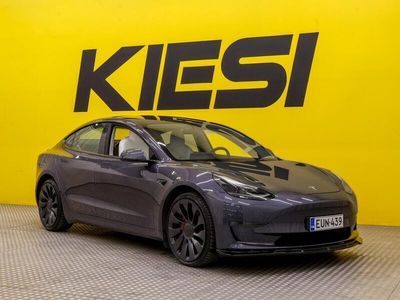 käytetty Tesla Model 3 Performance Dual AWD Refresh / EAP Autopilot (3800?) / AMD Ryzen / Ilmalämpöpumppu / Tehdas