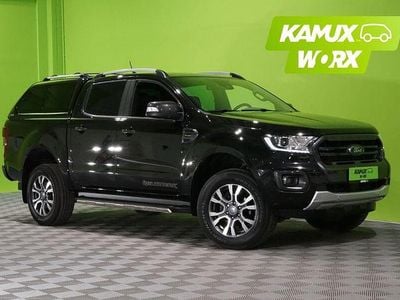 Musta Käytetty 2021 Ford Ranger Wildtrack Nouto | 34 900 € (Hyvä tarjous)