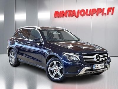 Käytetty Mercedes GLC220 Business 170 HP (125 kW) 2017 Sininen Katumaasturi