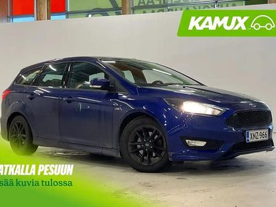 Käytetty Ford Focus ST-Line 120 HP (88 kW) 2017 Sininen Farmari