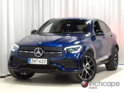 käytetty Mercedes GLC300e 4MATIC A Business Coupé EQ Power -/ AMG Paketti / Distronic + / Panorama / Burmester® /