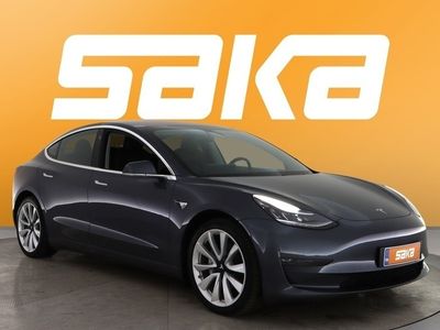 käytetty Tesla Model 3 Long-Range Dual Motor AWD ** Tulossa / 2x renkaat / Autopilot / Lasikatto / Nahkasisusta / Navi / LED **