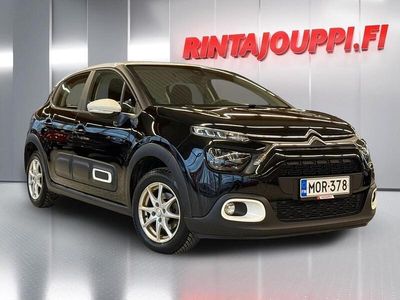 Musta Käytetty 2022 Citroën C3 PureTech Viistoperä | 8 400 € (Supertarjous)