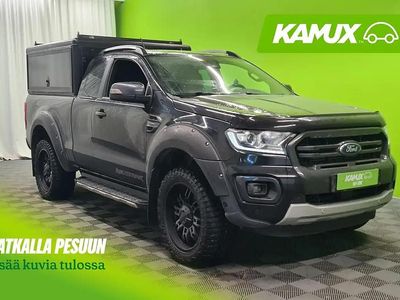Musta Käytetty 2019 Ford Ranger Wildtrack Nouto | 35 800 € (Kallis)
