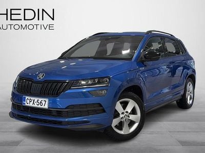 Käytetty Skoda Karoq SportLine 190 HP (139 kW) 2022 Sininen Katumaasturi