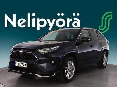 Sininen Käytetty 2022 Toyota RAV4 Hybrid Premium Katumaasturi | 38 900 € (Perustarjous)