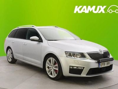Käytetty Skoda Octavia RS 184 HP (135 kW) 2014 Hopea / harmaa Farmari