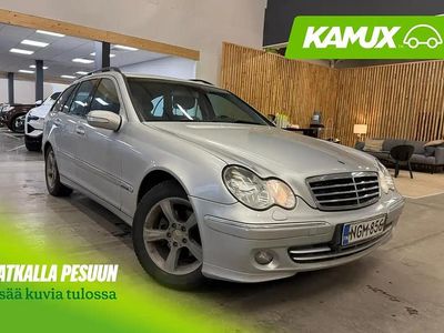 Käytetty Mercedes C180 143 HP (105 kW) 2006 Hopea / harmaa Farmari