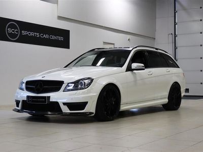 käytetty Mercedes C63 AMG AMG T A / HarmanKardon / Muistipaketti / ILS / Designo / Comand / Kuntotarkastettu &