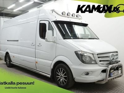 käytetty Mercedes Sprinter 319CDI-3,55/43K pitkä A3 A Jatko-ohjaamo / KATSO KUVAT!!! / VIIMEISENPÄÄLLE RAKENNETTU SPRINTER!! /