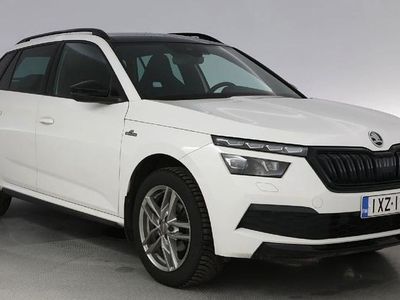 Valkoinen Käytetty 2021 Skoda Kamiq Monte Carlo Katumaasturi | 12 900 € (Hieman kallis)