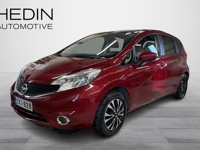 Käytetty Nissan Note Acenta+ 80 HP (58 kW) 2016 Punainen Viistoperä