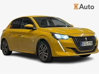 Käytetty Peugeot 208 Allure 101 HP (74 kW) 2021 Keltainen Viistoperä