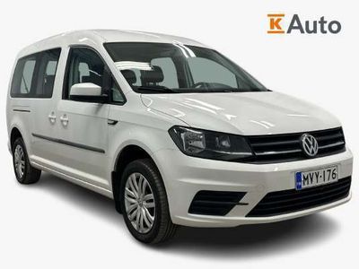 käytetty VW Caddy Maxi umpipakettiauto 2,0 TDI 75kW J. autoturva saatavilla, Kotiintoimitus 0€