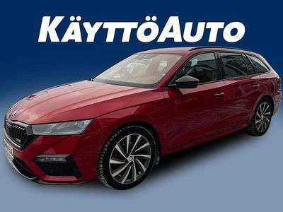 Punainen Käytetty 2021 Skoda Octavia RS Farmari | 25 700 € (Kallis)
