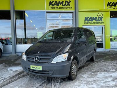 käytetty Mercedes Vito 113CDI Keskipitkä A2 A SIS ALV // Läpijuostava / Webasto / Koukku / Vakkari /