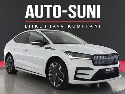 Valkoinen Käytetty 2023 Skoda Enyaq iV RS Katumaasturi | 30 780 € (Hyvä tarjous)